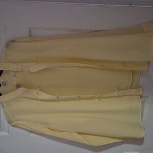 Christopher & Banks Soft Yellow Top 2 Layers